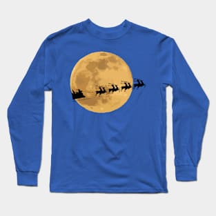 Moon Light Sleigh Ride Long Sleeve T-Shirt